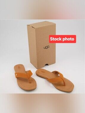 UGG Women's Tuolumne Flip Flops In California Poppy Suede.